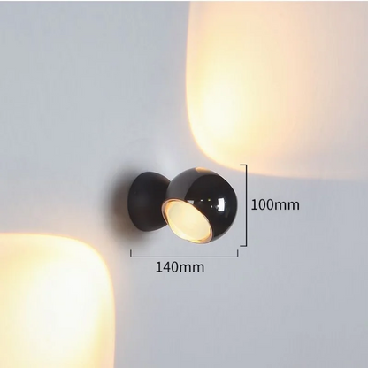 Skorter | FlexiGlow - 180° Rotatable LED Wall Lamp