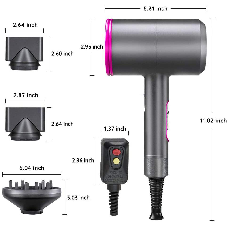 Skorter | 1800W Professional Hair Dryer with Diffuser Ion Treatment