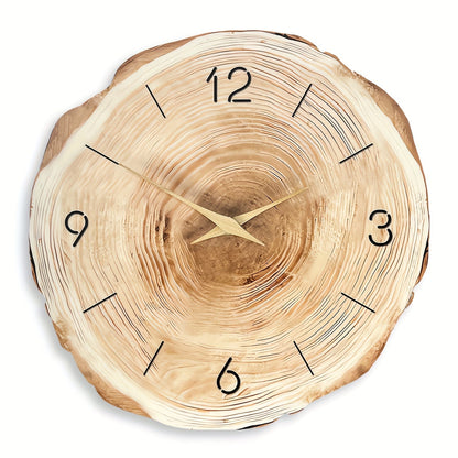 Skorter | Silent Quartz Wall Clock with Wooden Frame