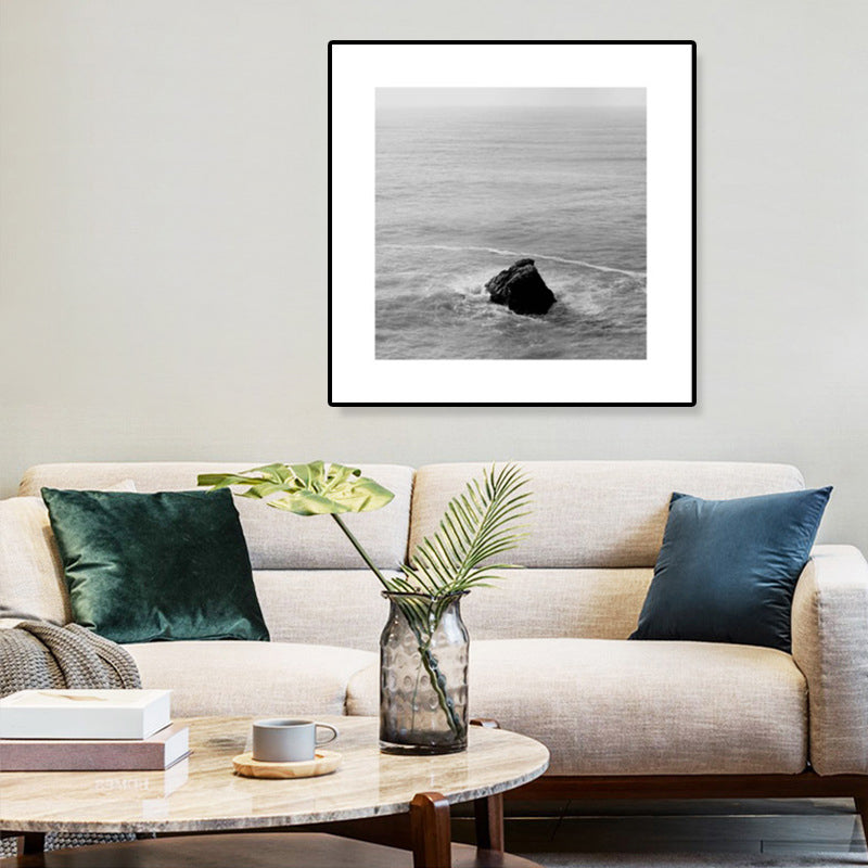 Skorter | Dark Photography Seascape Art Print Textured Contemporary Living Room Furniture Wall Decor