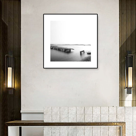 Skorter | Dark Photography Seascape Art Print Textured Contemporary Living Room Furniture Wall Decor