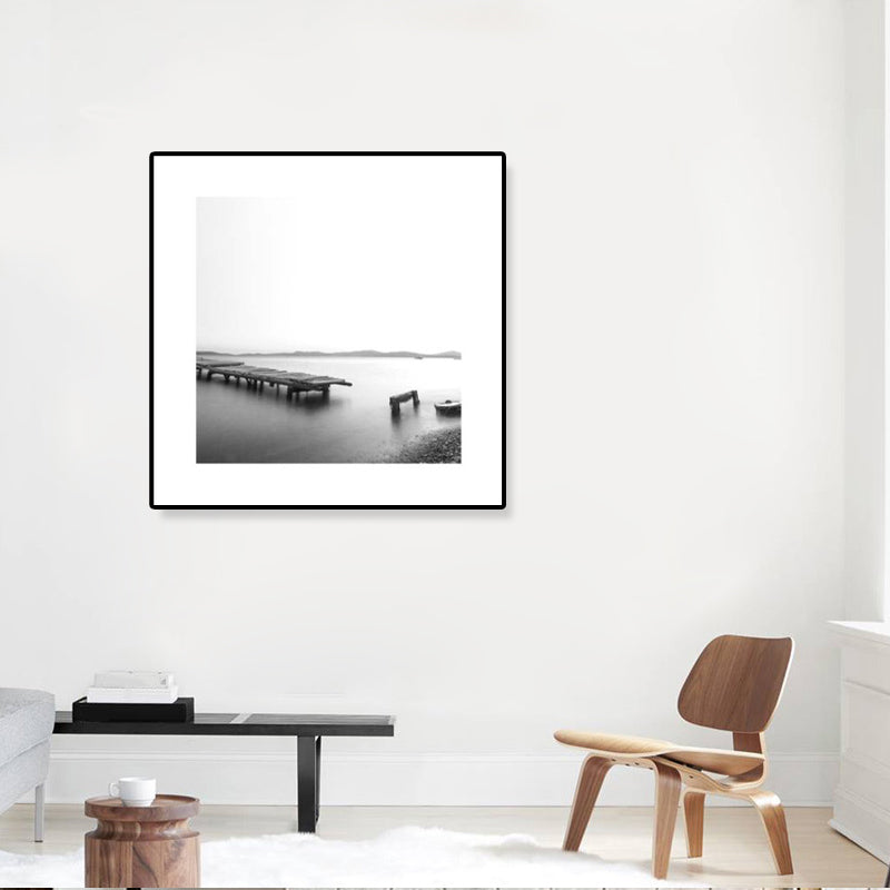 Skorter | Dark Photography Seascape Art Print Textured Contemporary Living Room Furniture Wall Decor