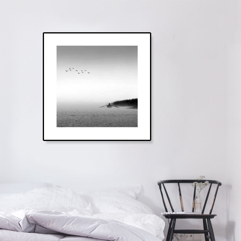 Skorter | Dark Photography Seascape Art Print Textured Contemporary Living Room Furniture Wall Decor