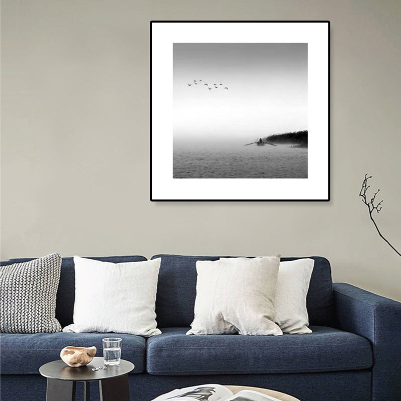Skorter | Dark Photography Seascape Art Print Textured Contemporary Living Room Furniture Wall Decor