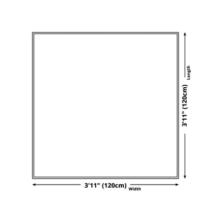 Skorter | Creative Brown Contemporary Carpet Polyester Dog Pattern Rug Washable Pet Friendly Non-Slip Carpet for Kids Room