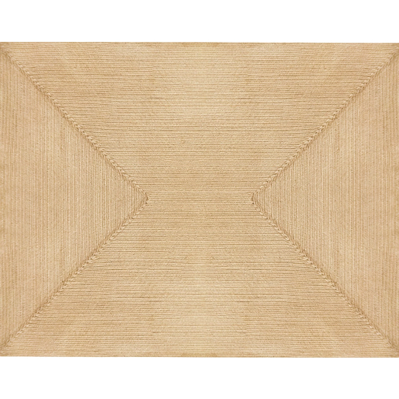 Skorter | Brown simple rug jute rural rug washable non-slip pet-friendly rug for the living room