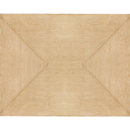 Skorter | Brown simple rug jute rural rug washable non-slip pet-friendly rug for the living room