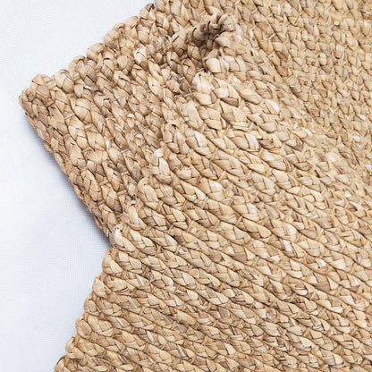 Skorter | Brown simple rug jute rural rug washable non-slip pet-friendly rug for the living room