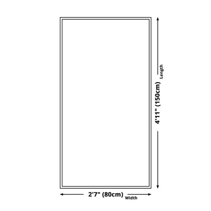 Skorter | Brown Living Room Rug Landscape Striped Pattern Rug Jute Washable Anti-Slip Flooring Pet-Friendly Rug