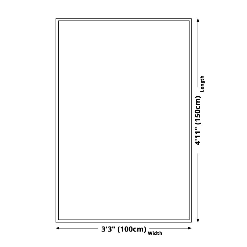 Skorter | Brown Striped Pattern Rug Sisal Country Rug Pet Friendly Washable Non-Slip Rug for Living Room