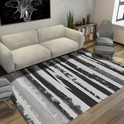 Skorter | Creative Abstract Rug Multicolor Industrial Rug Polyester Pet Friendly Washable Non-Slip Carpet for Living Room