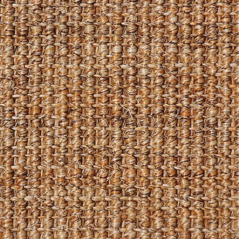 Skorter | Brown Solid Color Rug Sisal Country Rug Pet Friendly Washable Non-Slip Rug for Bedroom