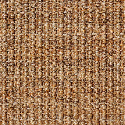Skorter | Brown Solid Color Rug Sisal Country Rug Pet Friendly Washable Non-Slip Rug for Bedroom