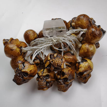 Skorter | Halloween Horror Skeleton 10/20/30/40 Light LED Party Ambient Decoration Plastic Light String
