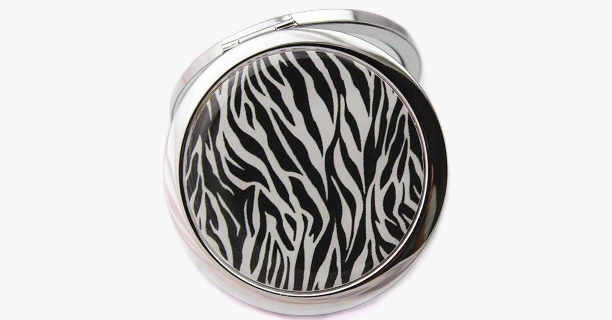 Skorter | Safari Print Bag Mirror