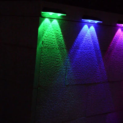 Skorter | SolarShine - 2 Piece Solar Wall Lamps with Color Change and Warm Light