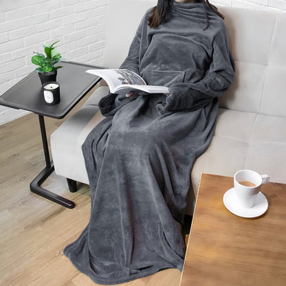 Skorter | Stay warm and cozy with this portable fleece blanket!