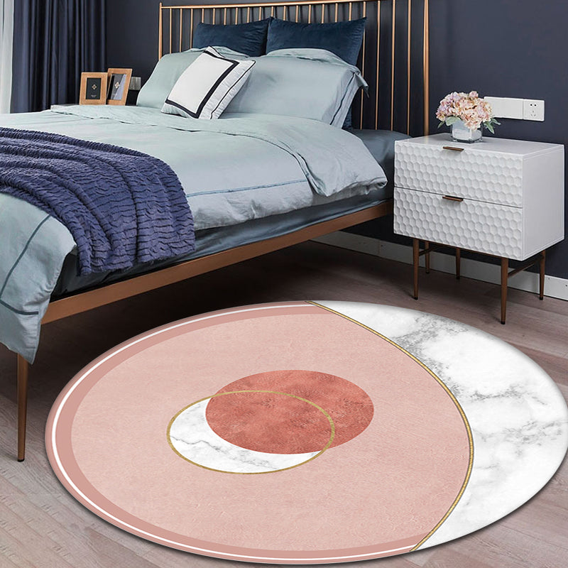 Skorter | Cameo Brown Modern Carpet Polypropylene Geometric Pattern Rug Pet Friendly Washable Non-Slip Carpet for Living Room