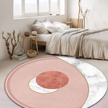 Skorter | Cameo Brown Modern Carpet Polypropylene Geometric Pattern Rug Pet Friendly Washable Non-Slip Carpet for Living Room