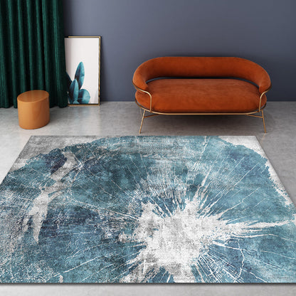 Skorter | Bedroom Rug Shabby Chic abstract pattern rug Polyester machine washable non-slip back rug