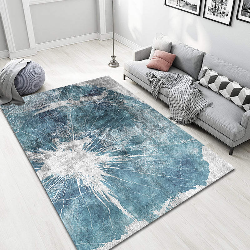 Skorter | Bedroom Rug Shabby Chic abstract pattern rug Polyester machine washable non-slip back rug
