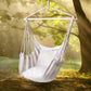Skørter | Hanging Rope Swing Chair Hammock with Two Cushions