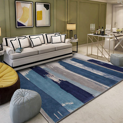 Skorter | Creative Industrial Indoor Carpet Polyester Abstract Rug Anti-Slip Back Pet-Friendly Runners for Parlor