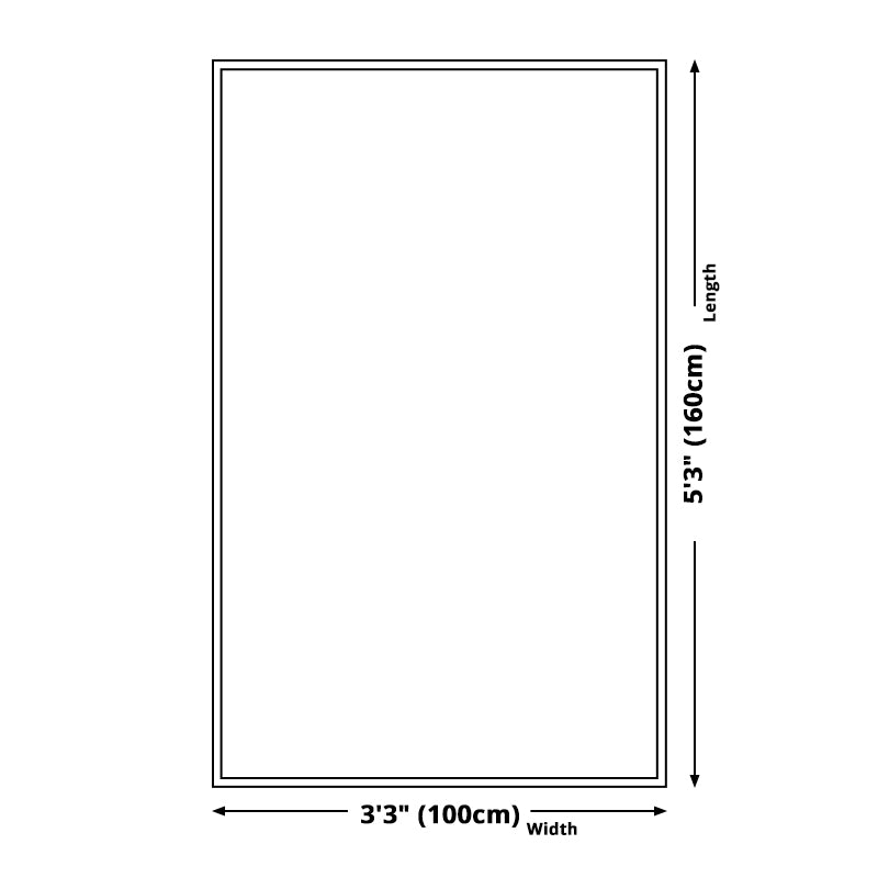 Skorter | Bold Living Room Area Rug Multicolored Mixed Geometric Shapes Rug Polyester Anti-Slip Backing Rug