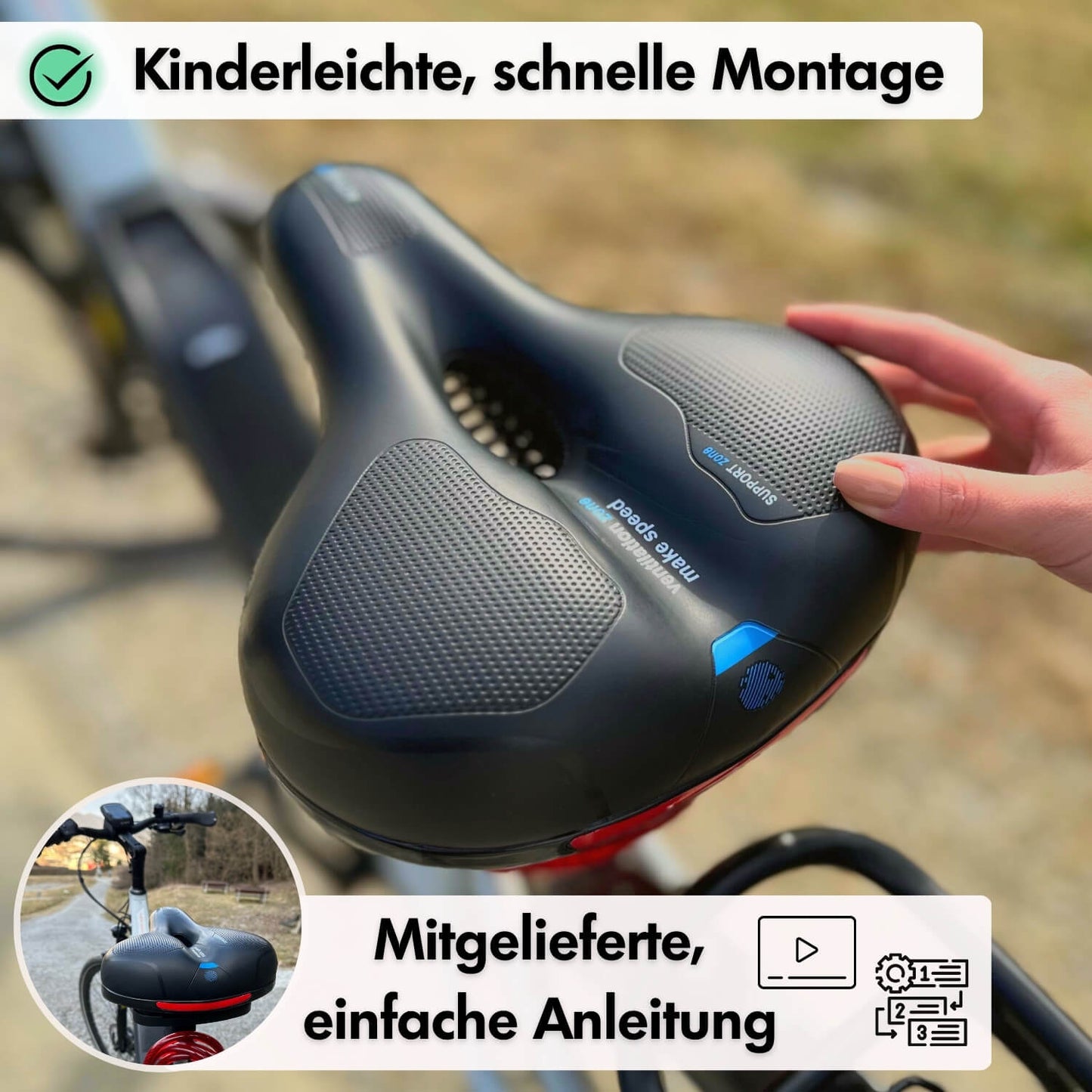 Skorter | CloudComfort Pro – Finally Pain-Free Cycling