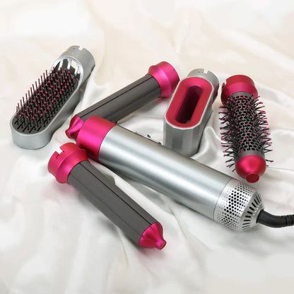 Skorter | 5-in-1 Hair Styler | Auto Curler, Blow Dryer & Flat Brush for All Hair Types at Home