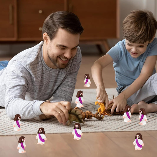 Skorter | Mini Jesus Figurine Easter Decorations