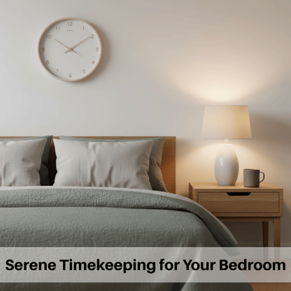 Skorter | Analog Wood Wall Clock with Silent Movement