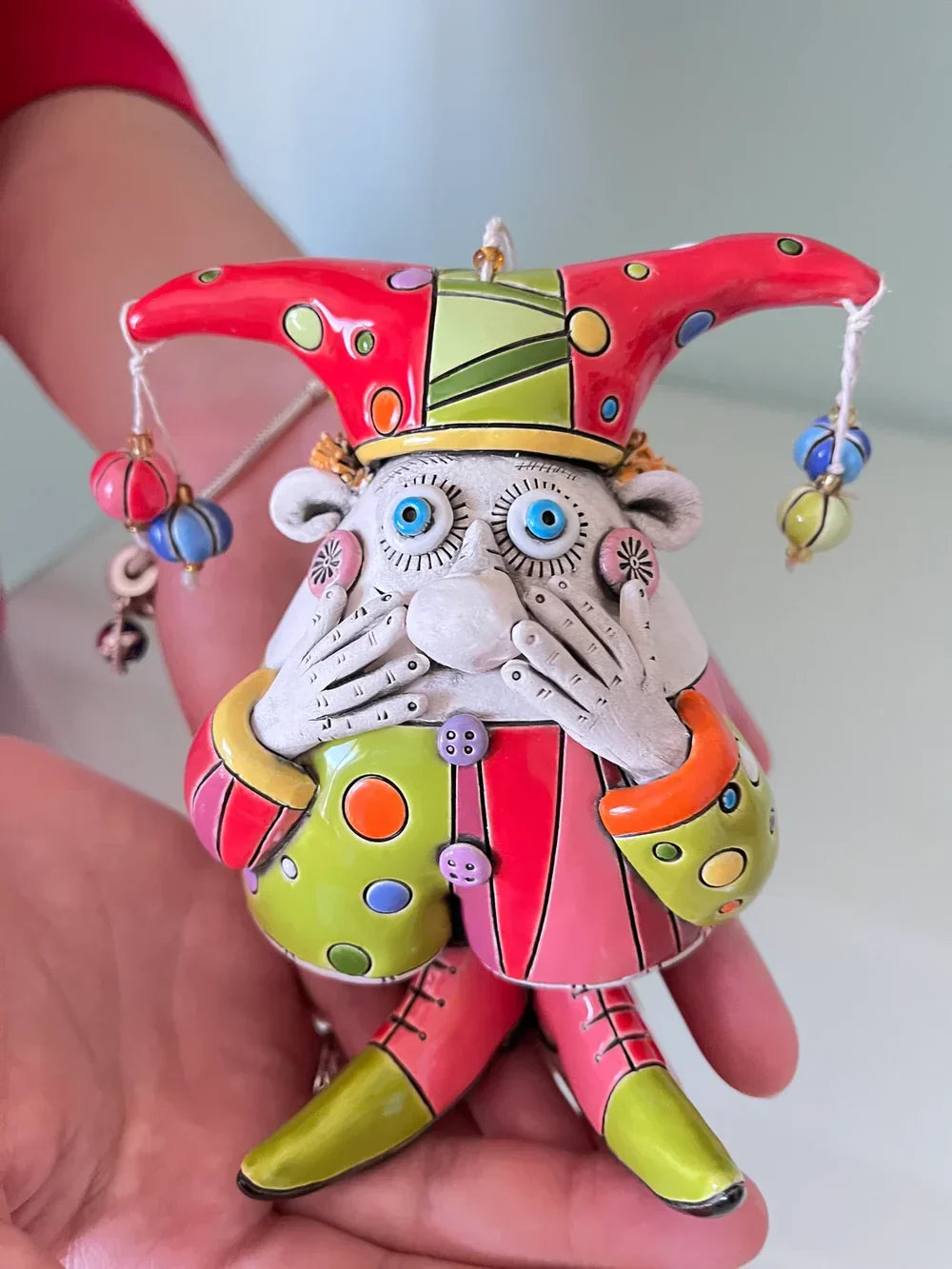 Skorter | Colorful Jester Bell Ornaments