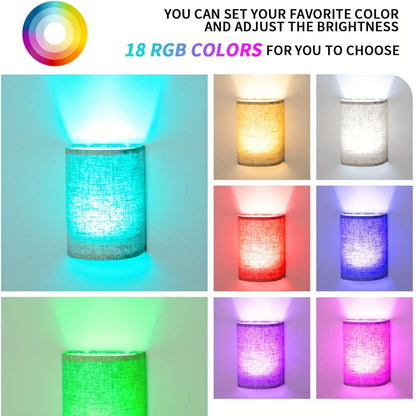 Skorter | RadiantWall Wireless Wall Lights (2-Pack) – Rechargeable LED Lamps with Remote Control