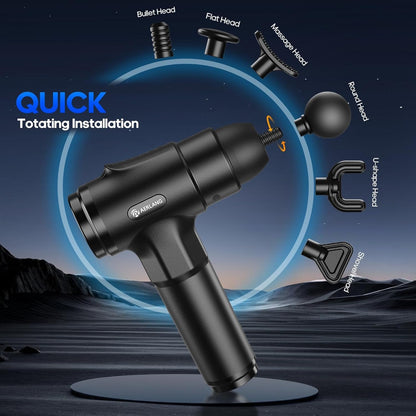 Skorter | Electric deep tissue percussion massager with 6 massage heads and 20 speeds