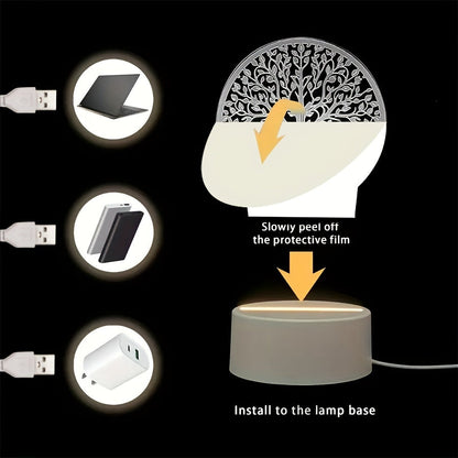 Skorter | BoomLamp - 3D Acrylic Night Lamp USB-Powered