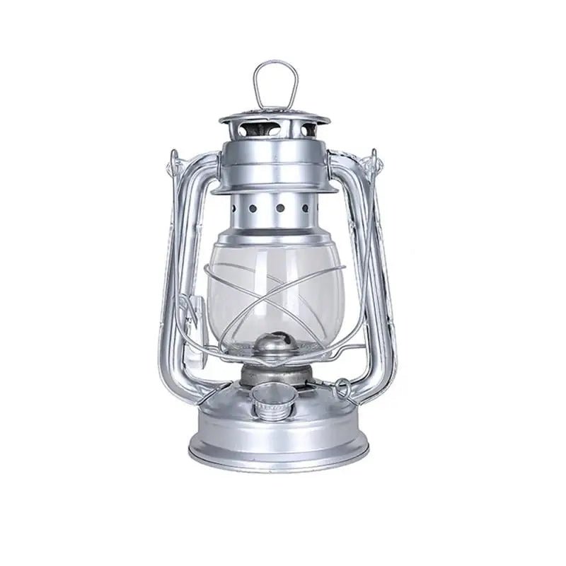19/25cm Retro Outdoor Camping Kerosene Lamp Portable Lantern Bronze Colored Oil Lamp Vintage Photo Props Outdoor Camping Lights - SKØRTER