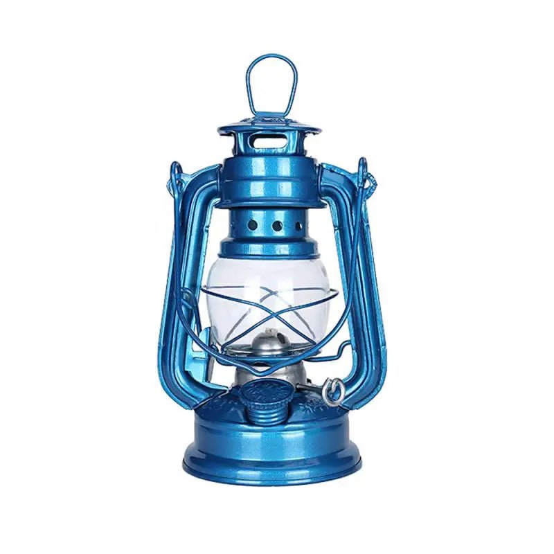 19/25cm Retro Outdoor Camping Kerosene Lamp Portable Lantern Bronze Colored Oil Lamp Vintage Photo Props Outdoor Camping Lights - SKØRTER