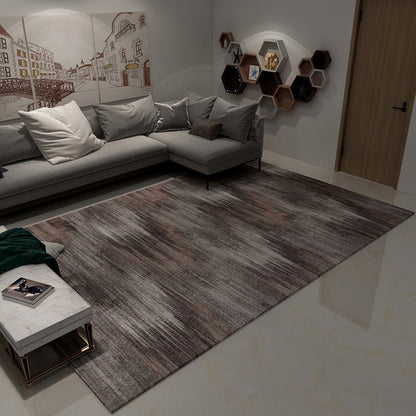 Skorter | Dark Cyberpunk Style Rug Polypropylene Tie Dye Printed Abstract Rug Non-Slip Back Washable Carpet for Room