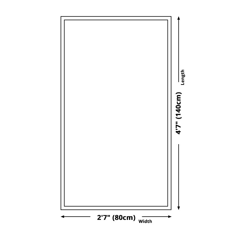 Skorter | Blue and white Moroccan carpet polyester medallion pattern carpet pet-friendly washable anti-slip backing carpet for decoration