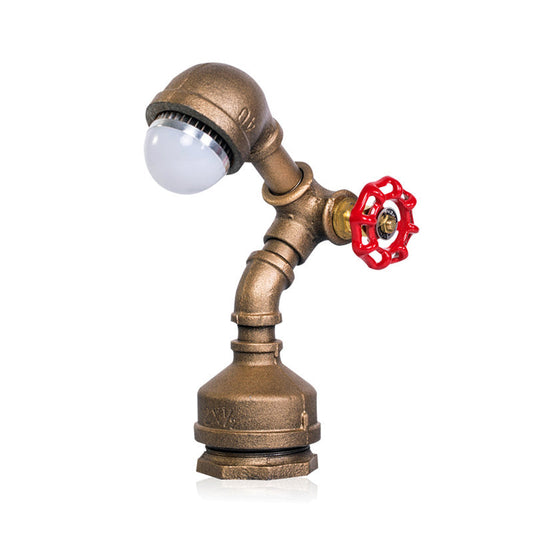 Skorter | GlowBot - Unique Steampunk Robot Lamp with Brass Construction