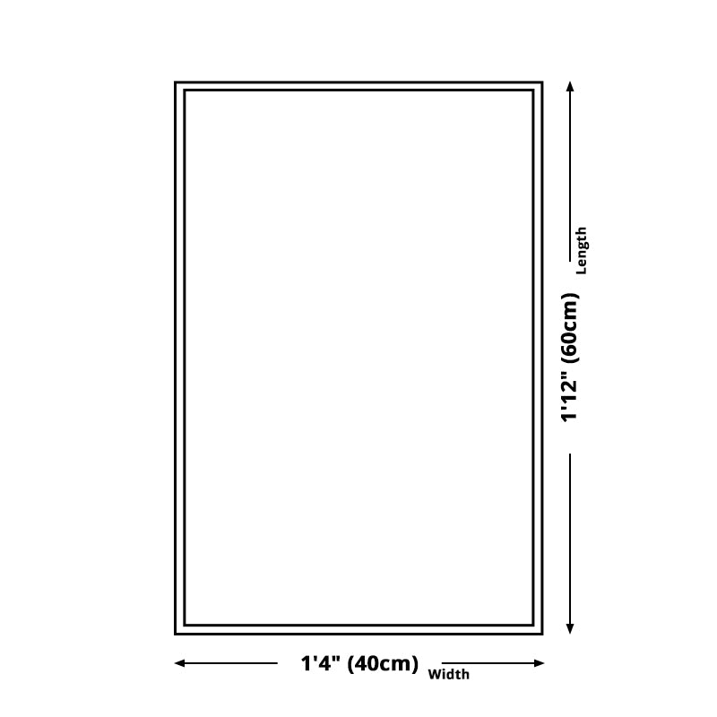 Skorter | Brown Bedroom Rug Novelty Geometry Rectangle Check Stripe Print Rug Polyester Washable Area Rug