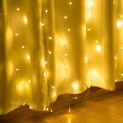 Skorter | 19.6 x 6.6 FT. 448 LED Warm White Waterproof Light String Fairy Curtain Light
