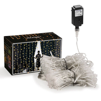Skorter | 19.6 x 6.6 FT. 448 LED Warm White Waterproof Light String Fairy Curtain Light