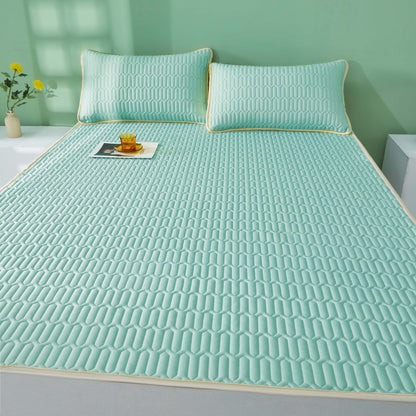 Skorter | Cool Latex Mat - 2/3 pieces summer cool latex mat set for bedroom or dorm room, Breathable and Foldable