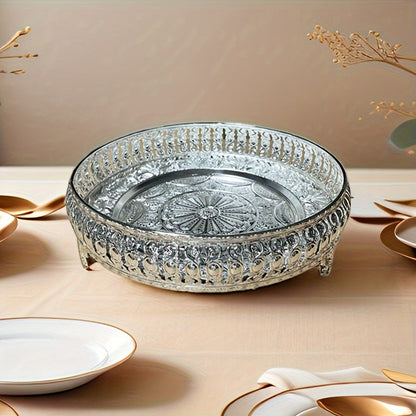 Skorter | EuroServe-Fruit Bowl - Stainless Steel Snack Bowl for Living Room & Kitchen Decor