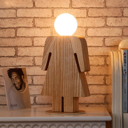 Skorter | WoodKid - Three Kids Desk Lamp with Modern Plug-in