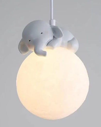 Skorter | Cute animal-shaped moon pendant lamp - Elephant