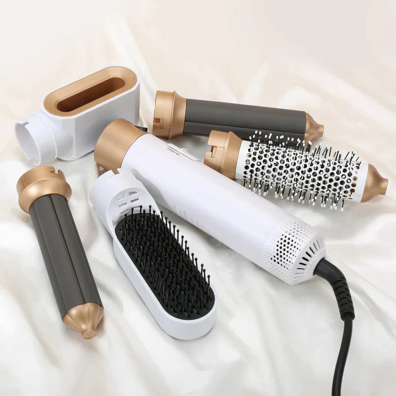 Skorter | 5-in-1 Hair Styler | Auto Curler, Blow Dryer & Flat Brush for All Hair Types at Home