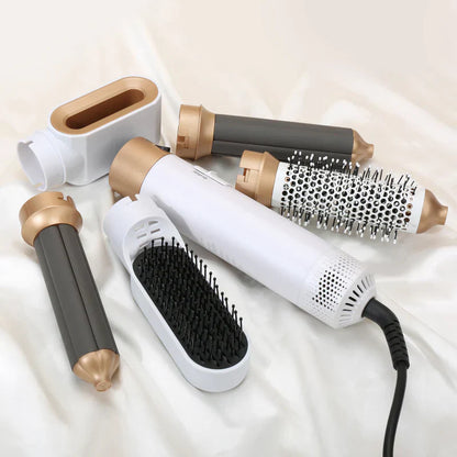 Skorter | 5-in-1 Hair Styler | Auto Curler, Blow Dryer & Flat Brush for All Hair Types at Home